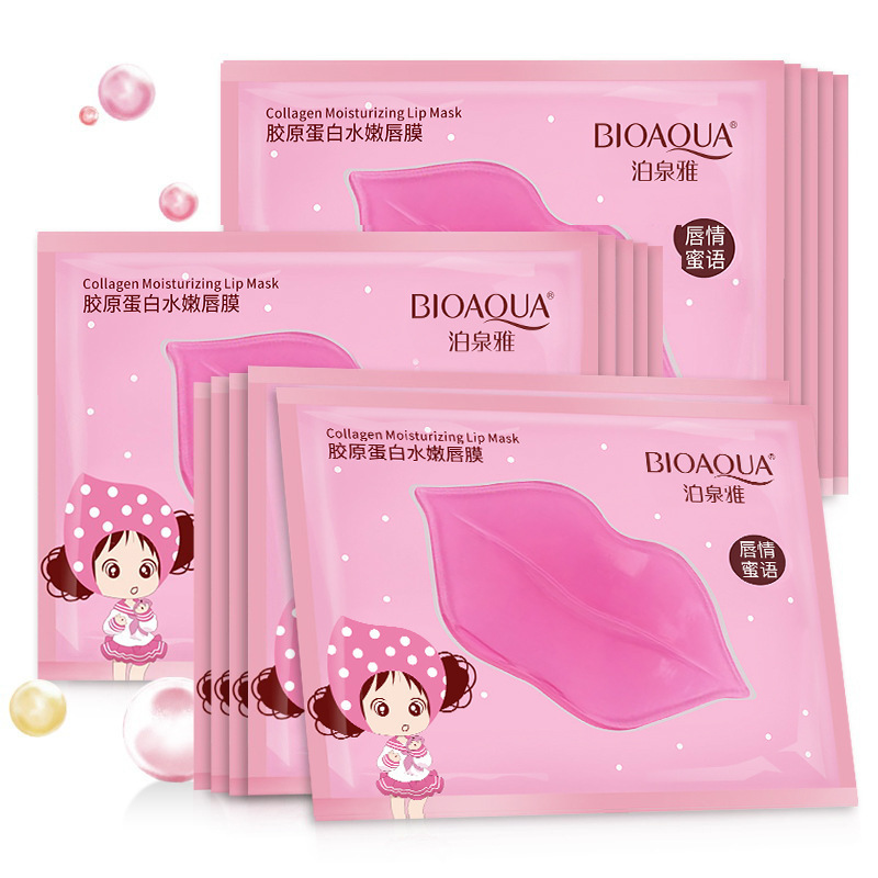Skincare Routine - 15pcs BIOAQUA Crystal Collagen Lip Mask