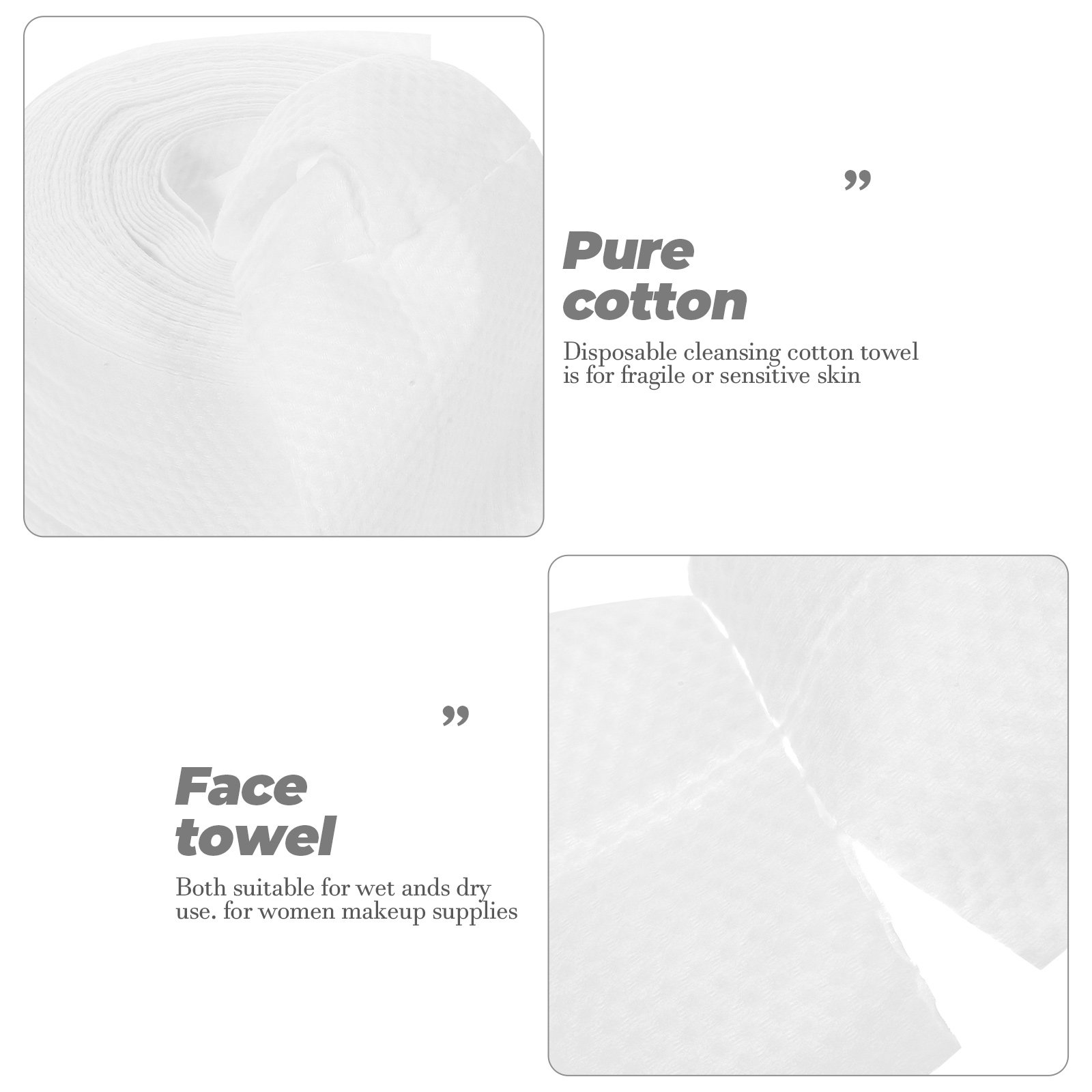 60Pcs Cotton Face Cleaner Disp - Skincare Routine review and price