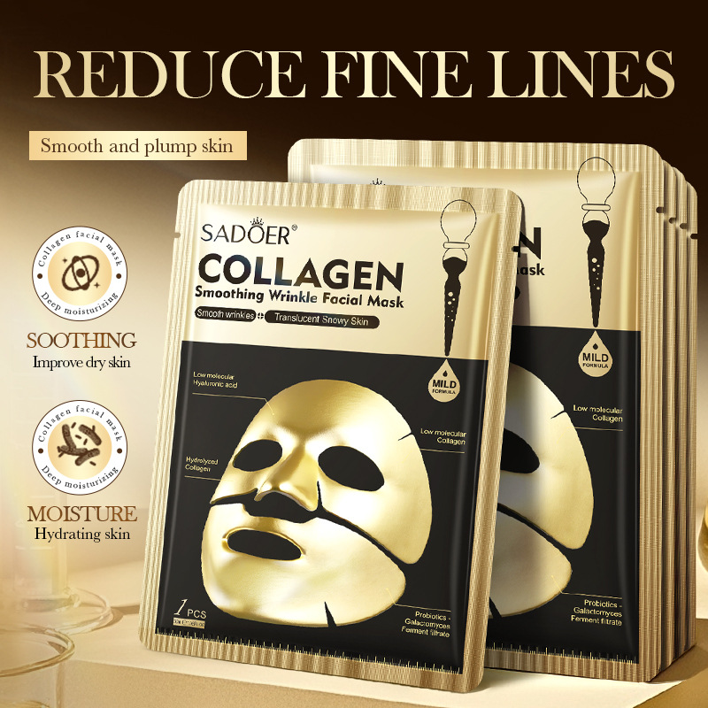 SADOER Golden Collagen Facial  - Collagen Sheet Mask review and price