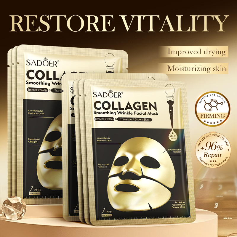 SADOER Golden Collagen Facial  - Collagen Sheet Mask review and price