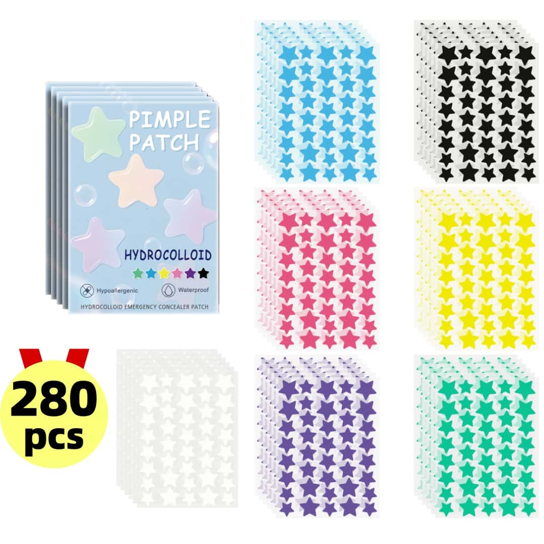 280pcs Star Acne Patch, Waterp - Skincare Routine review and price
