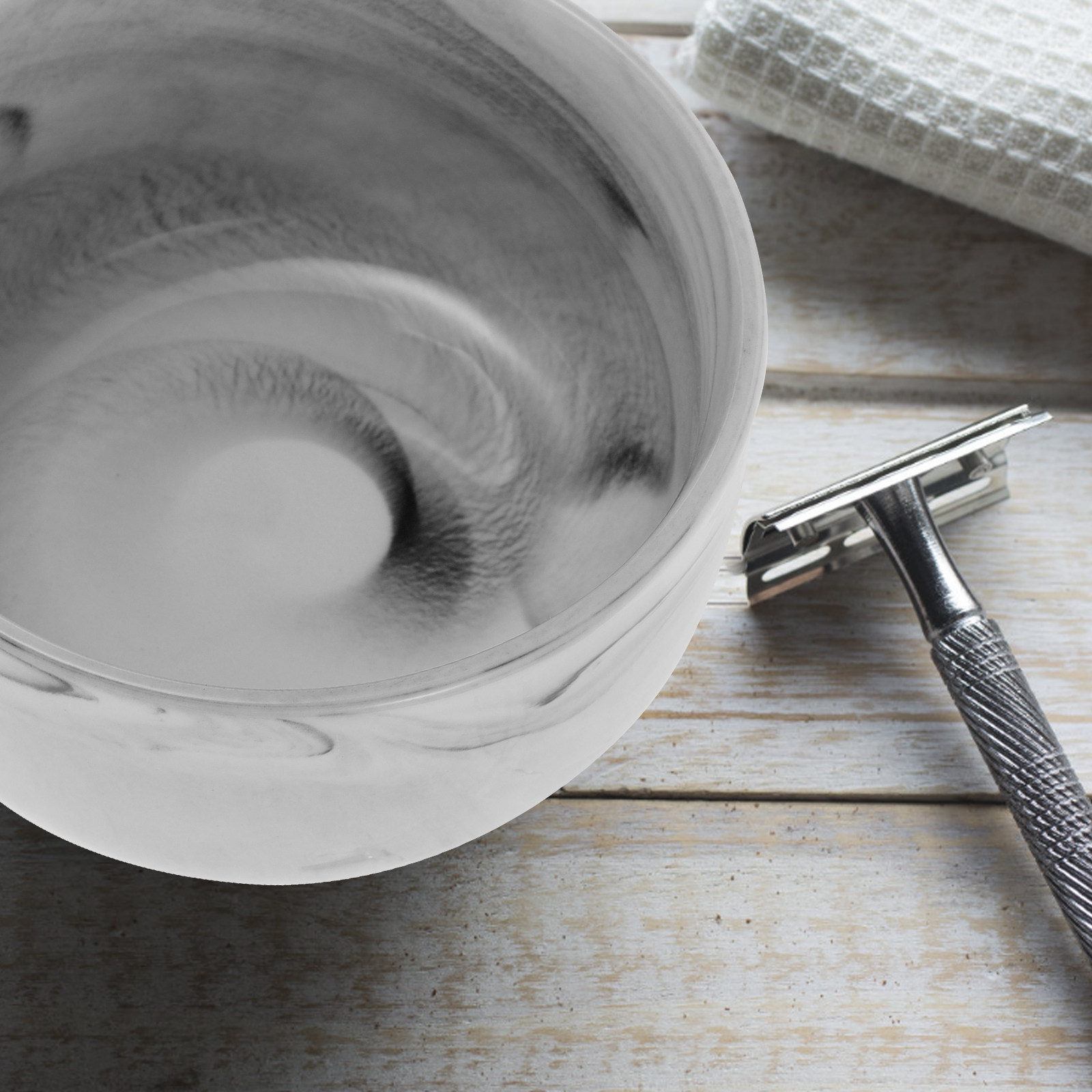 Marble Pattern Men Shaving Bow - Skincare Routine review and price