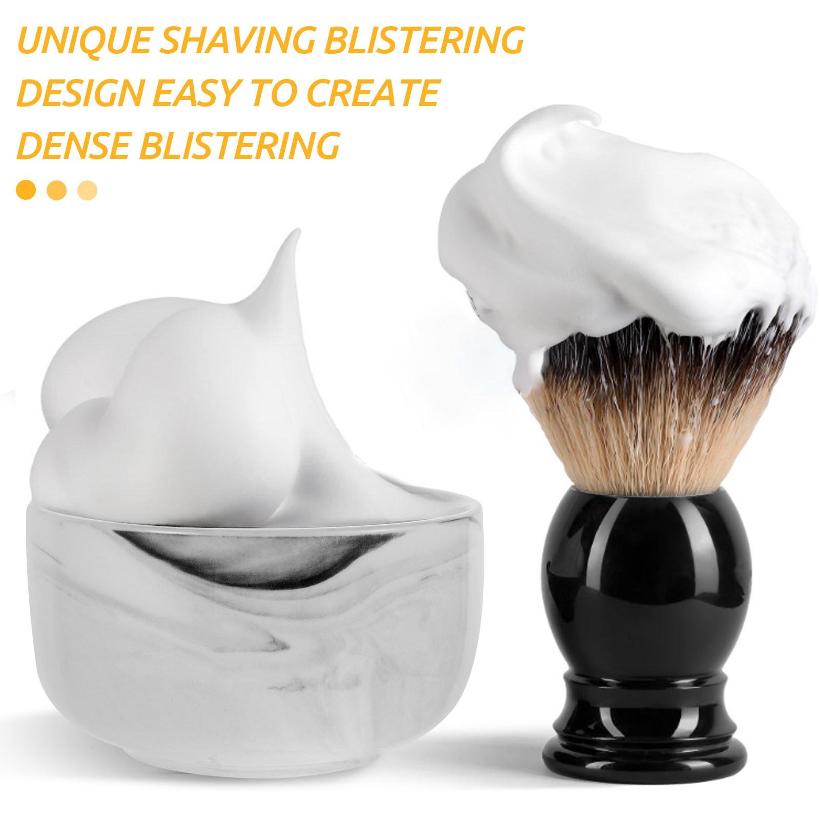 Marble Pattern Men Shaving Bow - Skincare Routine review and price