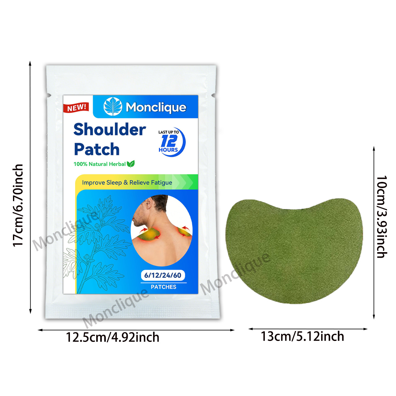 6/60PCS Shoulder Herbal Patch  - Skincare Herbal review and price