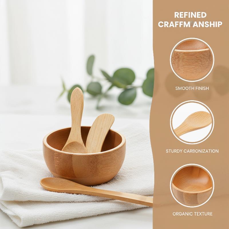 3pcs Mini Size Bamboo Diy Face - Skincare Routine review and price