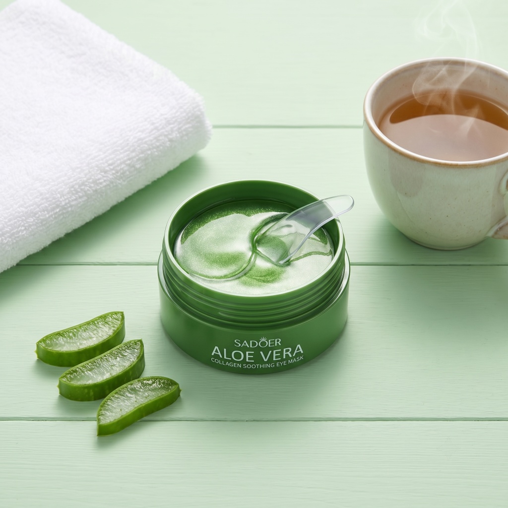 60pcs Aloe Vera Collagen Eye M - Collagen Sheet Mask review and price