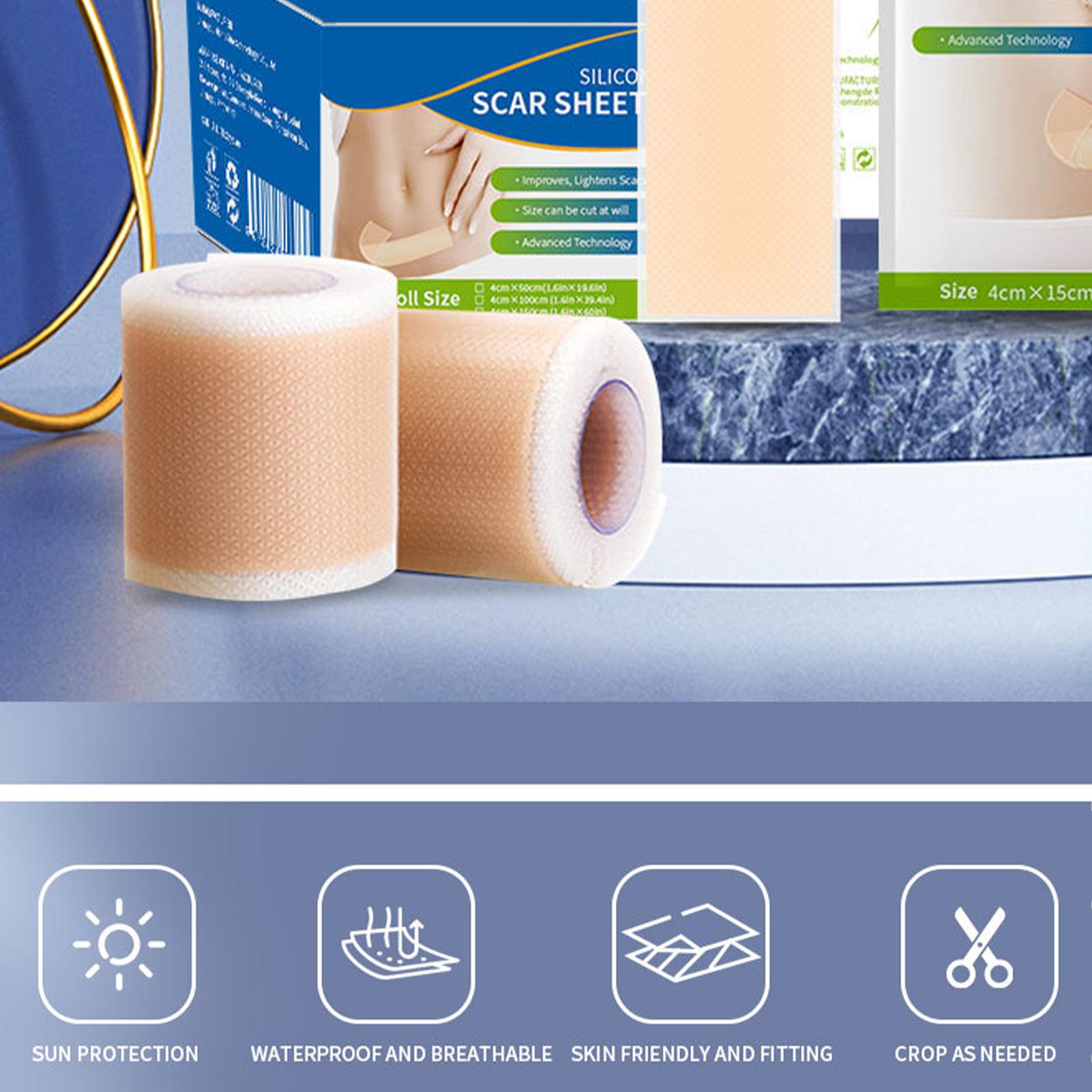 1 Roll Silicone Scar Sheets 4c - Collagen Sheet Mask review and price